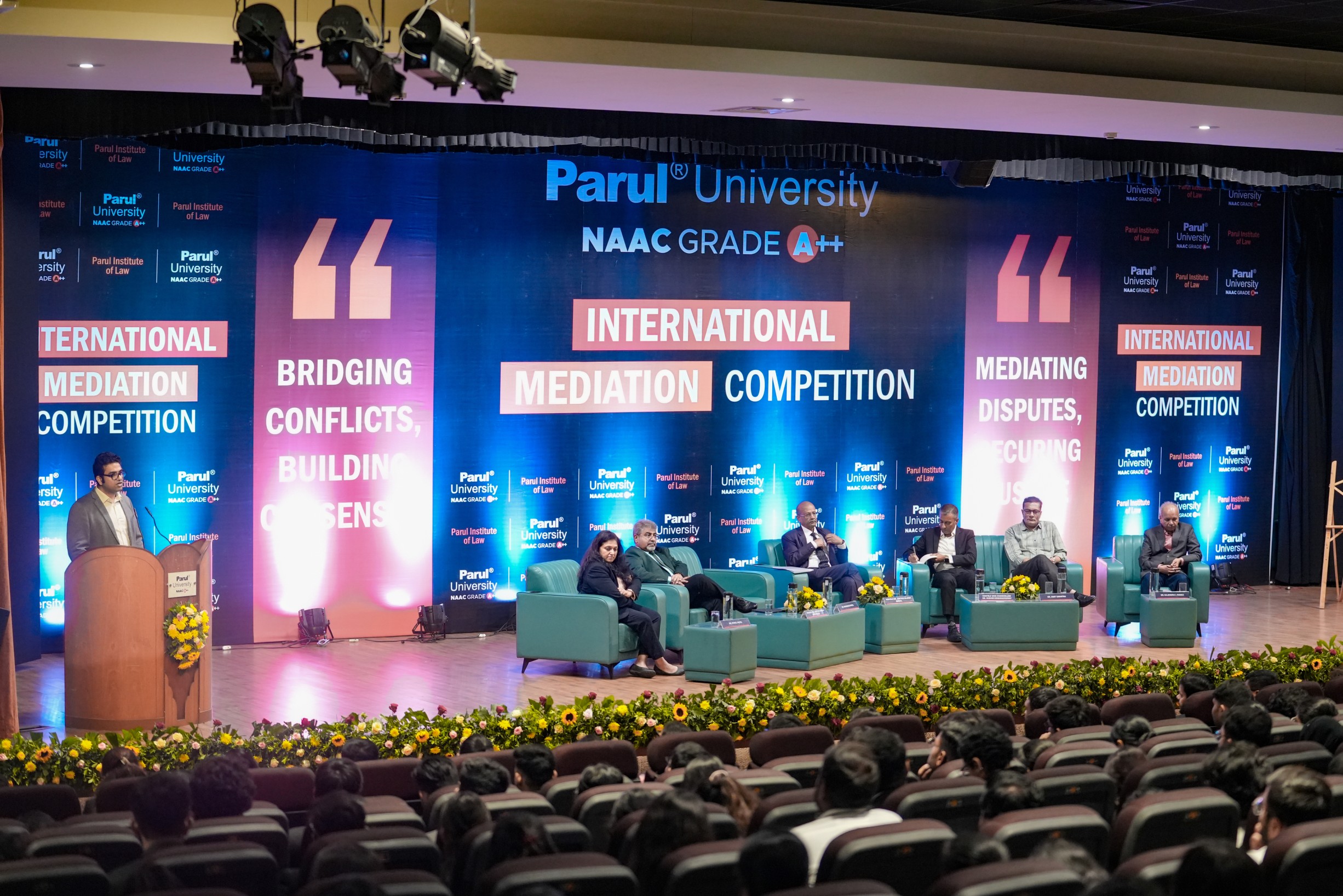 Two Sitting Supreme Justices Inspire Future Advocates during PU’s First Edition of the International Mediation Competition.